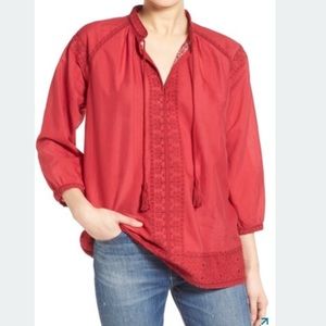 Madewell Embroidered Top
